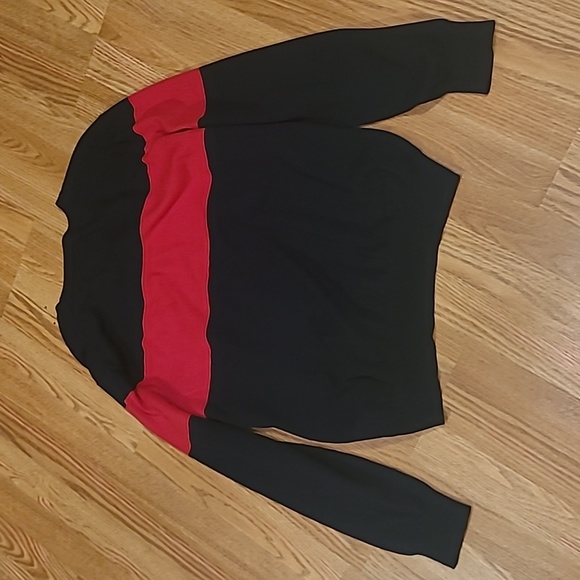 New Polo by Ralph Lauren "POLO" logo cotton sweater navy blue and red sizes L,XL - Picture 7 of 7